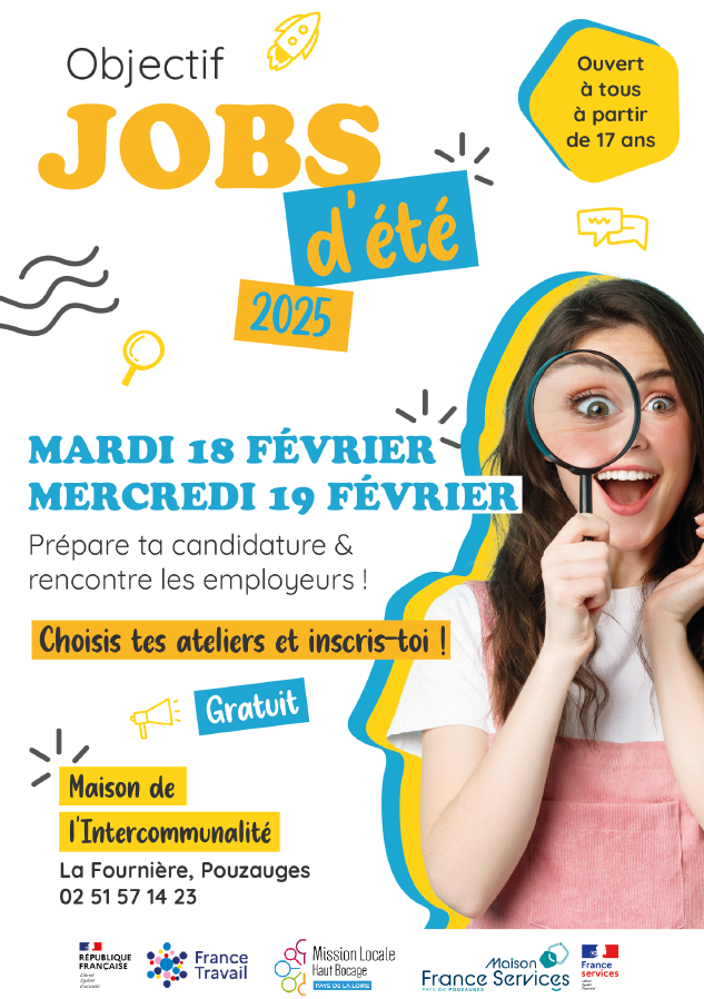 Objectif Jobs d'été Pouzauges